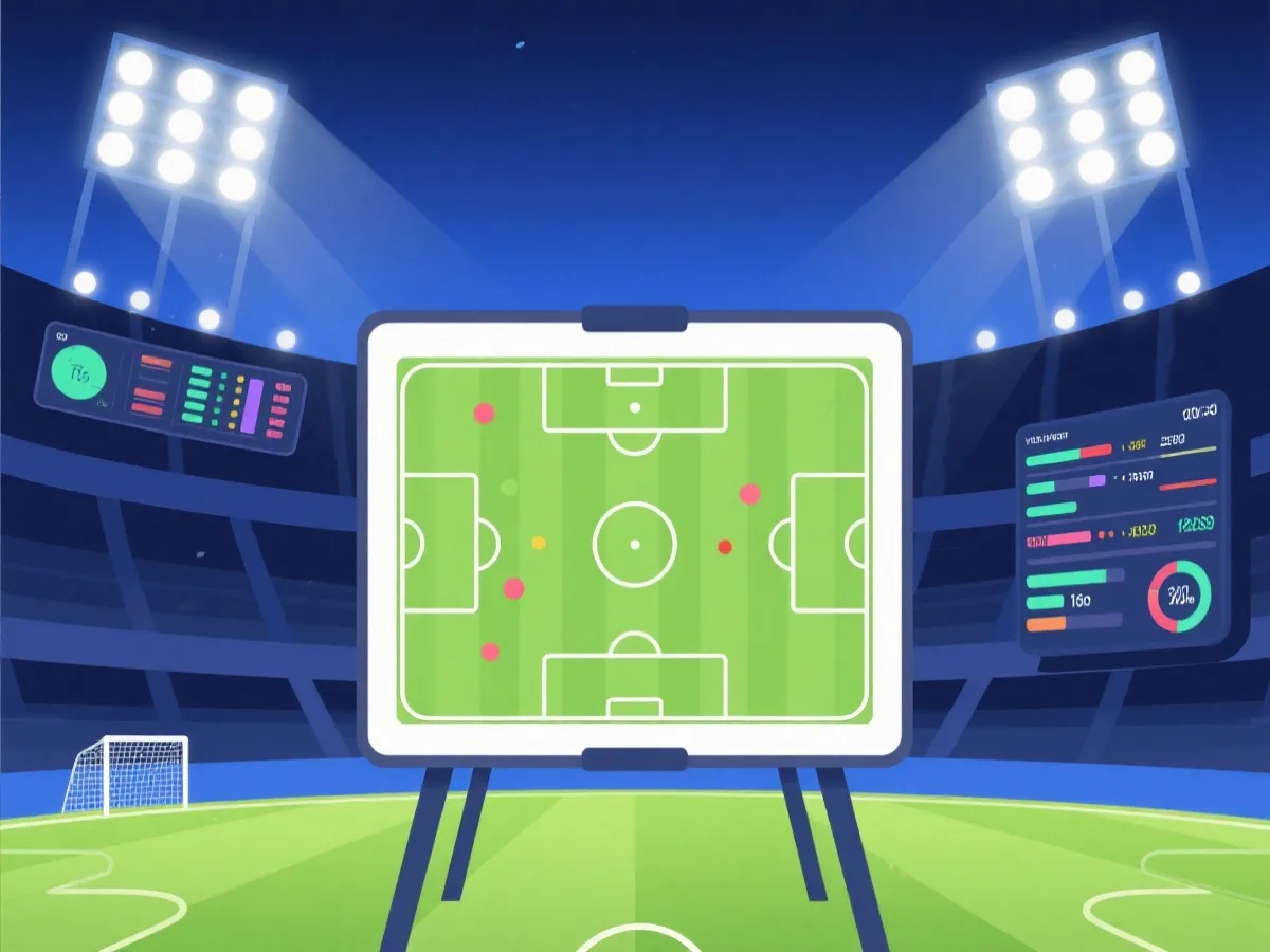 世界盃戰術分析與數據解讀示意圖